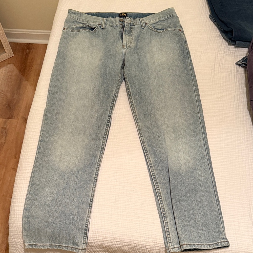 Lee Men's Denim Blue “Regular Fit”  Jeans